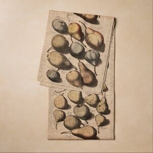 John Derian Pear Table Runner 14” x 90”